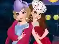 لعبة Anna and Elsa Cocktail Dresses على الانترنت