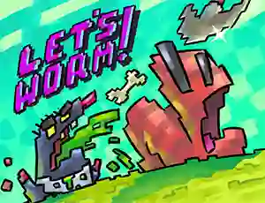 لعبة Let's Worm! على الانترنت