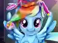 لعبة Rainbow pony real haircuts على الانترنت