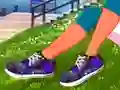 لعبة DIY Galaxy Shoes على الانترنت