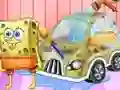 لعبة Spongebob Car Cleaning على الانترنت
