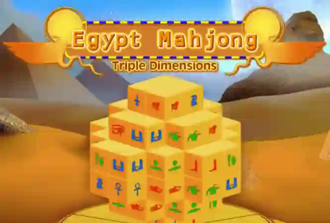 لعبة Egypt Mahjong Triple Dimensions على الانترنت