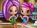 لعبة Glittery Genies Realife Sauna على الانترنت