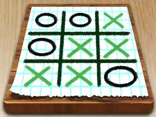 لعبة Tic Tac Toe Paper Note على الانترنت