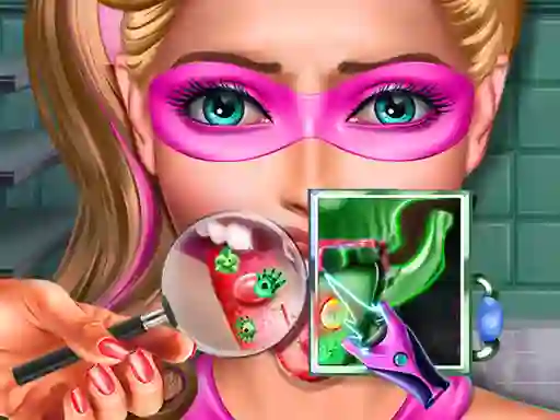 لعبة  Super Doll Tongue Doctor على الانترنت