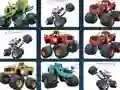 لعبة Offroad Trucks Memory على الانترنت