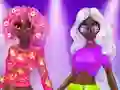 لعبة Princess Incredible Spring Neon Hairstyles على الانترنت