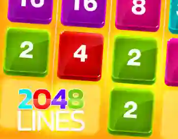 لعبة 2048 Lines على الانترنت