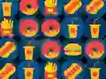 لعبة Fast Food Match 3 على الانترنت