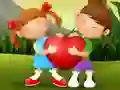 لعبة Valentines Bubble Wheel على الانترنت