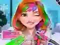 لعبة Annie's Winter Chic Hairstyles على الانترنت