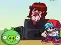لعبة Friday Night Funkin' vs PIG from Angry Birds على الانترنت