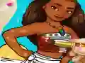 لعبة Moana Coloring Book على الانترنت