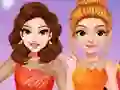 لعبة Princesses Ice Skating Dress Up على الانترنت