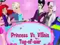 لعبة Princess Vs. Villains Tug-of-war على الانترنت