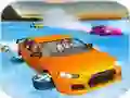 لعبة Crazy Water Surfing Car Race على الانترنت