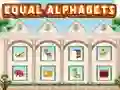 لعبة Equal Alphabets على الانترنت