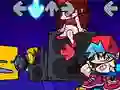 لعبة Friday Night Funkin vs Geometry Dash على الانترنت