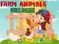 لعبة Farm Animals Puzzles Challenge على الانترنت