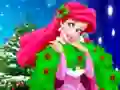 لعبة Ariel The Little Mermaid Christmas Dres Up على الانترنت