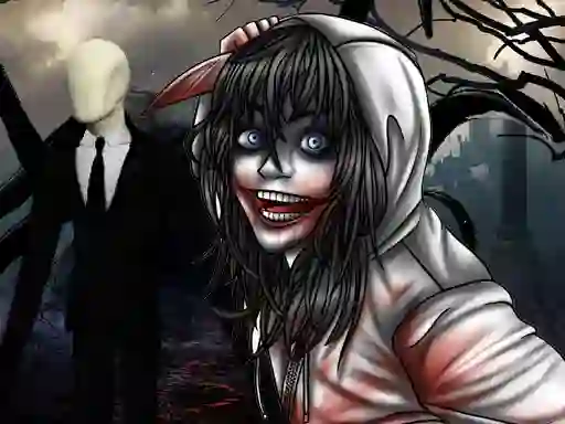 لعبة Jeff The Killer The Hunt For The Slenderman على الانترنت