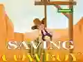 لعبة Saving cowboy على الانترنت