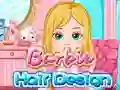 لعبة Barbie Hair Design على الانترنت