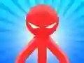 لعبة Red Stickman vs Monster School على الانترنت