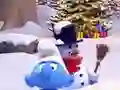 لعبة Smurfy Snowballs على الانترنت