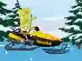 لعبة Spongebob Snowmobile على الانترنت