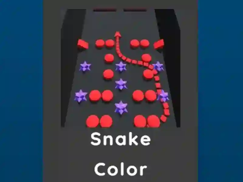 لعبة Snake Color على الانترنت