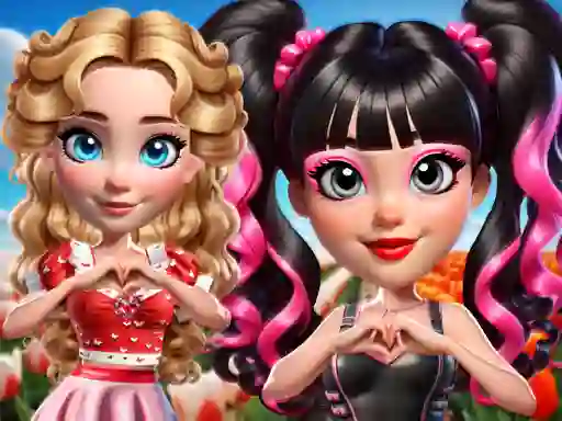 لعبة Vibrant Hearts Glamour vs Punk على الانترنت