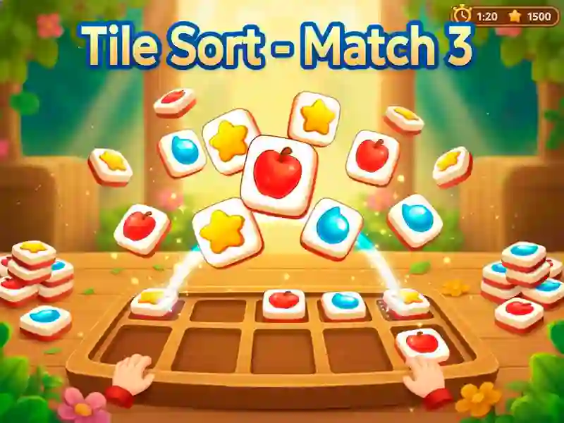 لعبة Tile Sort - Match 3 على الانترنت