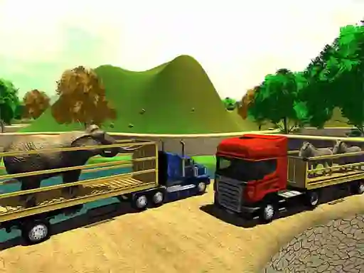 لعبة Offroad Animal Truck Transport Simulator 2020 على الانترنت