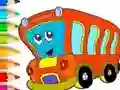 لعبة Coloring Book: Bus على الانترنت