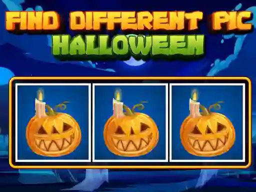 لعبة Find Different Pic Halloween على الانترنت