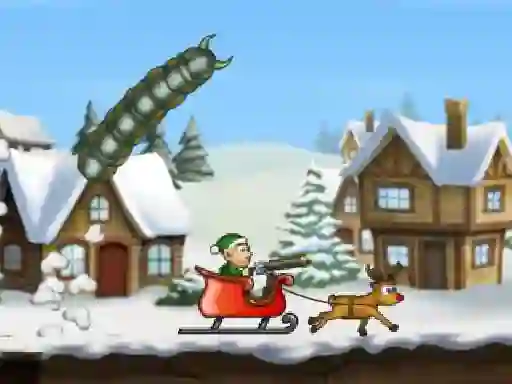 لعبة Effing Worms Xmas على الانترنت