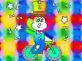 لعبة Coloring Book: Monkey Rides Unicycle على الانترنت