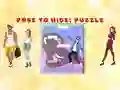 لعبة Pose To Hide Puzzle على الانترنت
