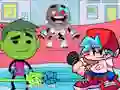 لعبة Friday Night Funkin' VS Beast Boy على الانترنت