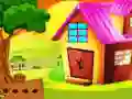 لعبة Tiled Roof House Gold Treasure Escape على الانترنت