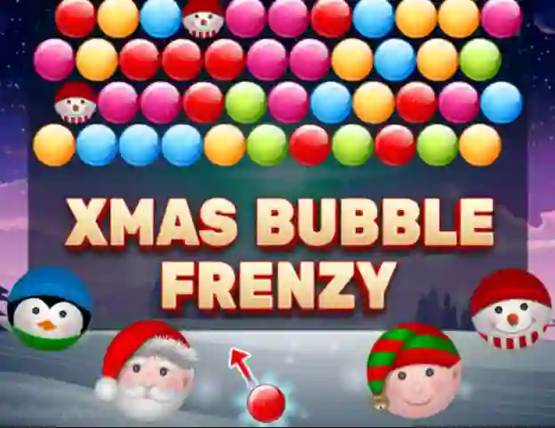 لعبة Xmas Bubble Frenzy على الانترنت