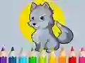 لعبة Coloring Book: Wolf على الانترنت