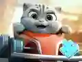 لعبة Jigsaw Puzzle: Cat Racing Driver على الانترنت