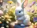 لعبة Jigsaw Puzzle: Sunny Forest Rabbit على الانترنت