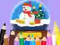 لعبة Coloring Book: Christmas Crystal Ball على الانترنت