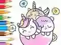 لعبة Coloring Book: A Cup Of Unicorn على الانترنت