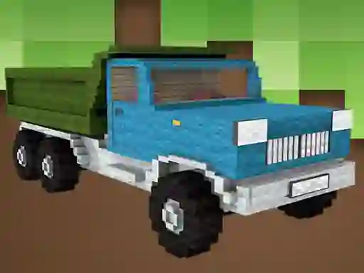 لعبة Blockcraft Truck Jigsaw على الانترنت