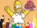 لعبة Coloring Book: Simpson Doughnut على الانترنت