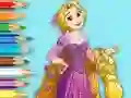 لعبة Coloring Book: Princess Rapunzel على الانترنت